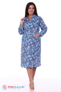 Женский бязевый халат на пуговицах