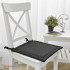 Подушка для стула Home&Style серая ПДС-01(12)