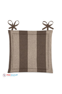 Подушка для стула "Home&Style" зебра-шоколад