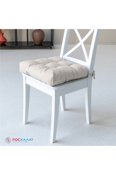 Подушка для стула "Home&Style" экрю большие