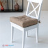 Подушка для стула "Home&Style" какао большие ПДС-02(9)