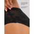 Бесшовные трусы слипы кружевные Lingeamo черный ВР-07 (7)