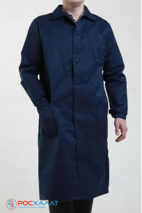 Мужской рабочий халат темно-синий