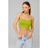 Женский топ на бретелях Lingeamo фисташковый&nbsp;ЛТ-05 (34)
