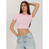 Трикотажный женский кроп-топ SKIMS Lingeamo светло-розовый&nbsp;ВФ-22 (8)