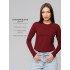 Женский лонгслив Lingeamo темно-бордовый&nbsp;ВК-26 (28)