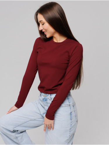 Женский лонгслив Lingeamo темно-бордовый&nbsp;ВК-26 (28)