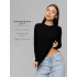 Женский лонгслив Lingeamo черный&nbsp;ВК-26 (7)