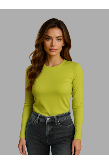 Женский лонгслив Lingeamo фисташковый Женский лонгслив Lingeamo фисташковый
