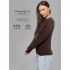 Женский лонгслив Lingeamo темно-коричневый&nbsp;ВК-26 (69)