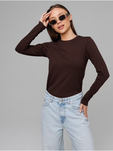Женский лонгслив Lingeamo темно-коричневый&nbsp;ВК-26 (69)