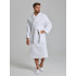 Халат велюр-махра с шалькой белый унисекс пл.330 ВМЗ-03 (1)