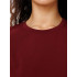 Трикотажное платье LINGEAMO темно-бордовое ВП-05 (28)