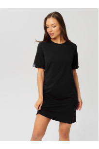 Трикотажное платье LINGEAMO черное