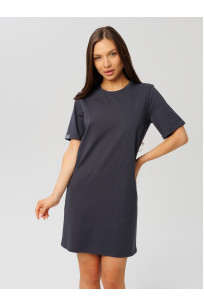 Трикотажное платье LINGEAMO графит