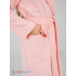 Женский махровый халат с шалькой розовый МЗ-02 (7)