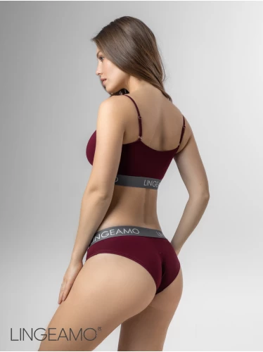 Трусы женские слипы LINGEAMO темно-бордовые ЛС-01 (28)